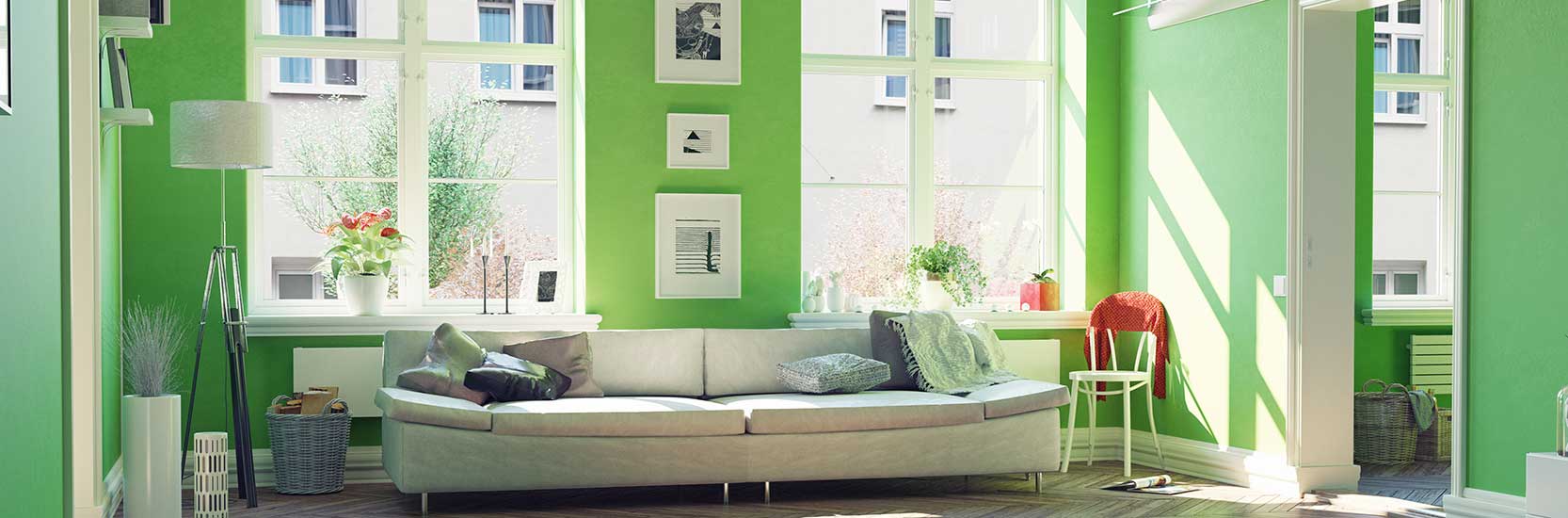 Seamless wall painting